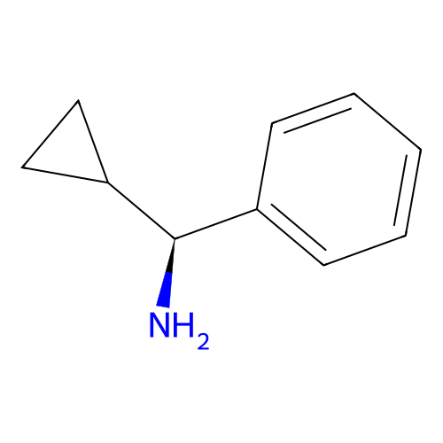(S)-cyclopropyl(phenyl)methanamine structure