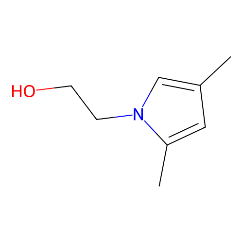 2-(2,4-Dimethylpyrrolyl)ethan-1-ol structure