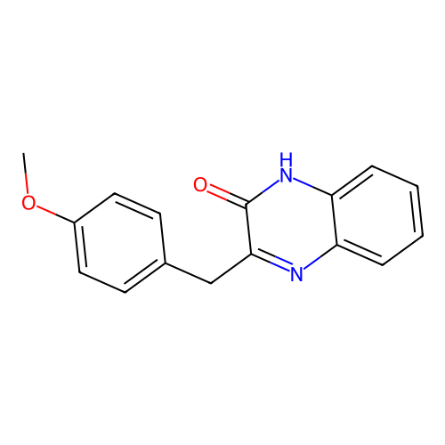 3-[(4-Methoxyphenyl)methyl]-2(1H)-quinoxalinone structure