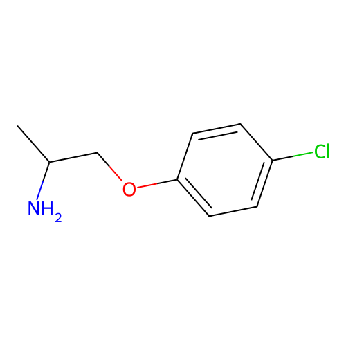 2-(4-Chloro-phenoxy)-1-methyl-ethylamine structure