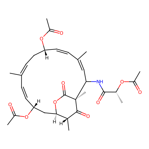 Lankacidinol 2',8,14-triacetate structure