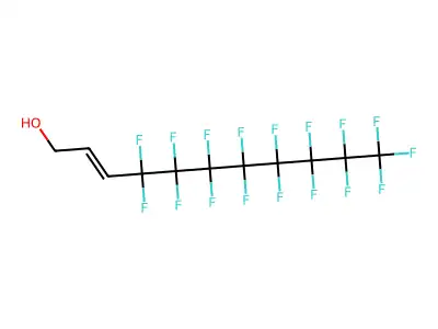 4,4,5,5,6,6,7,7,8,8,9,9,10,10,11,11,11-Heptadecafluoroundec-2-en-1-ol structure