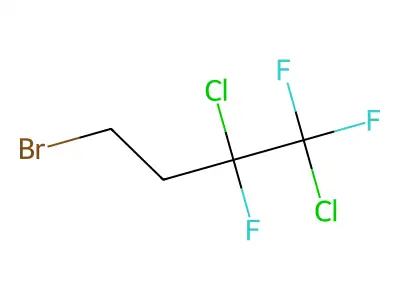 4-Bromo-1,2-dichloro-1,1,2-trifluorobutane structure