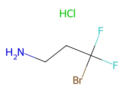 3-Bromo-3,3-Difluoro-1-Propanaminium Chloride structure