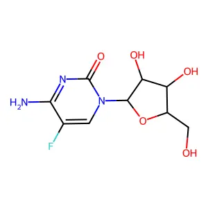 5-Fluorocytidine structure