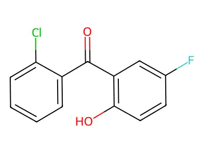 2'-Chloro-5-fluoro-2-hydroxybenzophenone structure