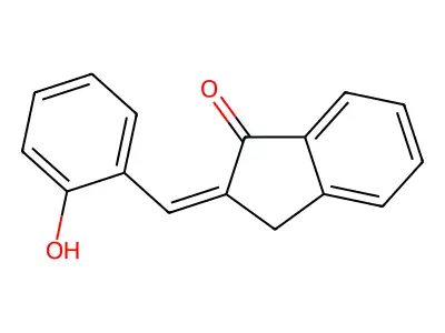 2-(2-Hydroxybenzylidene)-1-indanone structure