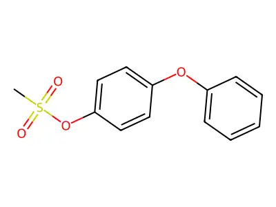 P-phenoxyphenol methanesulfonate structure