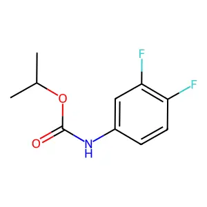 Propan-2-yl hydrogen (3,4-difluorophenyl)carbonimidate structure