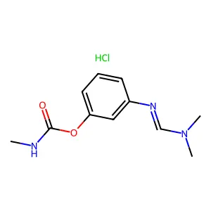 Formetanate hydrochloride structure