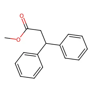 Methyl 3,3-diphenylpropanoate structure