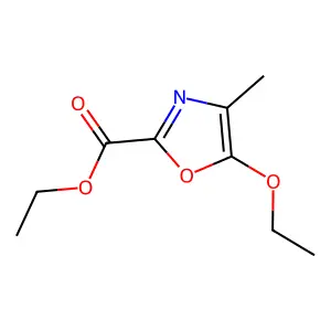 Ethyl 5-ethoxy-4-methyl-1,3-oxazole-2-carboxylate structure