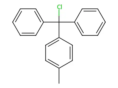 4-Methyltrityl chloride structure