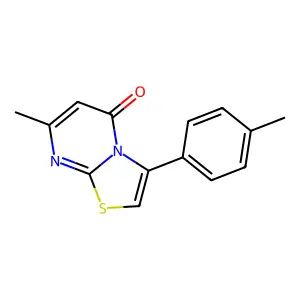 7-Methyl-3-(4-methylphenyl)-[1,3]thiazolo[3,2-a]pyrimidin-5-one structure