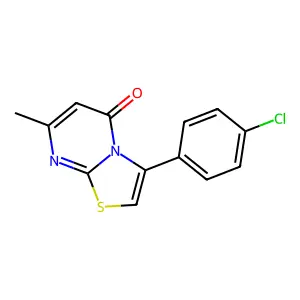 3-(4-Chlorophenyl)-7-methyl-5H-pyrimido[2,1-b][1,3]thiazol-5-one structure