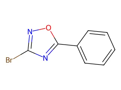 3-Bromo-5-phenyl-1,2,4-oxadiazole structure
