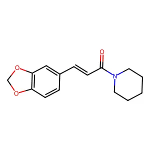 3-(1,3-Benzodioxol-5-yl)-1-(1-piperidinyl)-2-propen-1-one structure