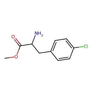 4-氯苯丙氨酸甲酯 structure