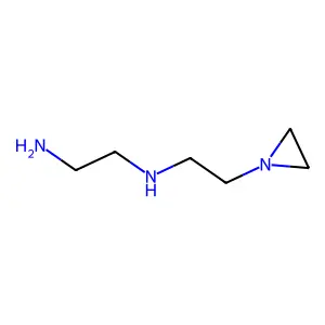 N-(2-aminoethyl)-1-aziridineethanamine structure