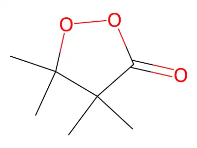 1,2-Dioxolan-3-one, 4,4,5,5-tetramethyl- structure