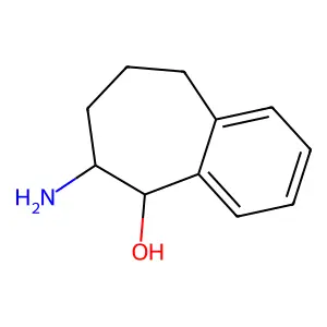 5H-Benzocyclohepten-5-ol, 6,7,8,9-tetrahydro-6-amino-, cis- structure