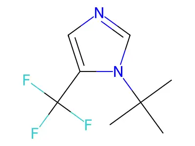 1-Tert-butyl-5-(trifluoromethyl)imidazole structure