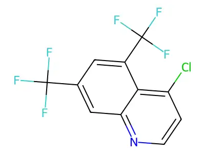 5,7-Bis(trifluoromethyl)-4-chloroquinoline structure
