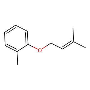Ether, 3-methyl-2-butenyl o-tolyl structure