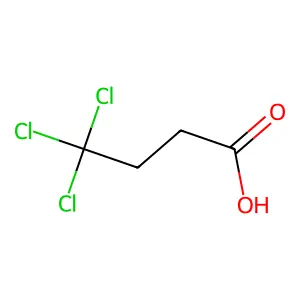 4,4,4-三氯丁酸 structure