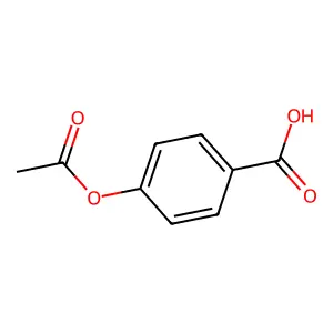 4-乙酰氧基苯甲酸 structure