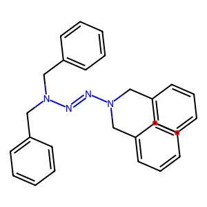N-benzyl-N-[(dibenzylamino)diazenyl]-1-phenylmethanamine structure