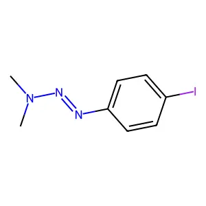 3,3-Dimethyl-1-(p-iodophenyl)triazene structure