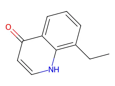 8-Ethyl-4-quinolinol structure