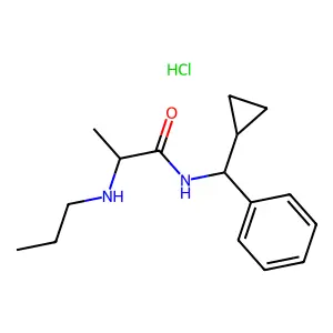 3-(piperidin-1-yl)propyl 8,9-dimethoxy-2-methyl-5,6-dihydropyrrolo[2,1-a]isoquinoline-3-carboxylate structure