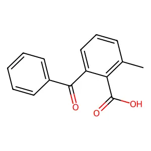 2-Benzoyl-6-methylbenzoic acid structure