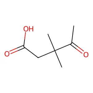 3,3-Dimethyl-4-oxopentanoic acid structure