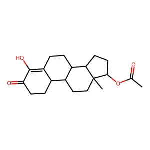 4-Hydroxy-3-oxoestr-4-en-17-yl acetate structure