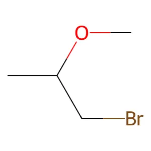 1-Bromo-2-methoxypropane structure