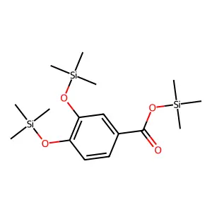 Trimethylsilyl 3,4-bis(trimethylsilyloxy)benzoate structure
