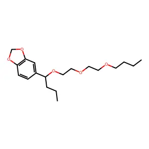 5-[1-[2-(2-Butoxyethoxy)ethoxy]butyl]-1,3-benzodioxole structure