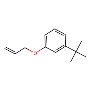 Allyl m-tert-butylphenyl ether structure