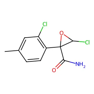 3-氯-2-(2-氯-4-甲基苯基)缩水甘油酰胺 structure