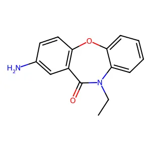 2-amino-10-ethyldibenzo[b,f][1,4]oxazepin-11(10H)-one structure