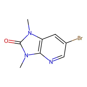 6-Bromo-1,3-dimethyl-1h-imidazo[4,5-b]pyridin-2(3h)-one structure