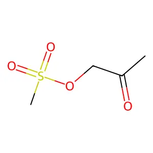 2-Propanone, 1-((methylsulfonyl)oxy)- structure