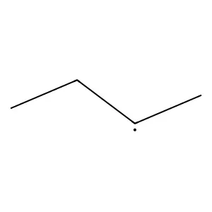 2-Butyl radical structure