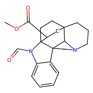翘裂盾籽木碱 structure