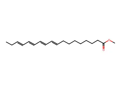 (9E,11E,13E,15E)-9,11,13,15-OctadecatetraenoicAcidMethylEster structure