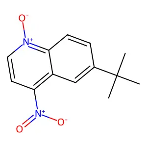 6-叔丁基-4-硝基喹啉1-氧化物 structure
