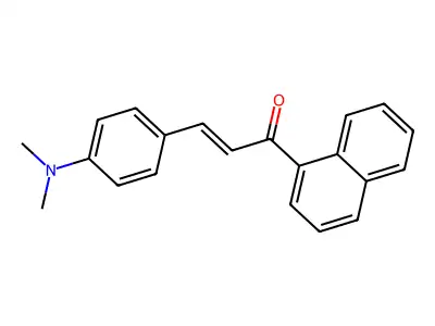 3-(4-(Dimethylamino)phenyl)-1-(naphthalen-1-yl)prop-2-en-1-one structure